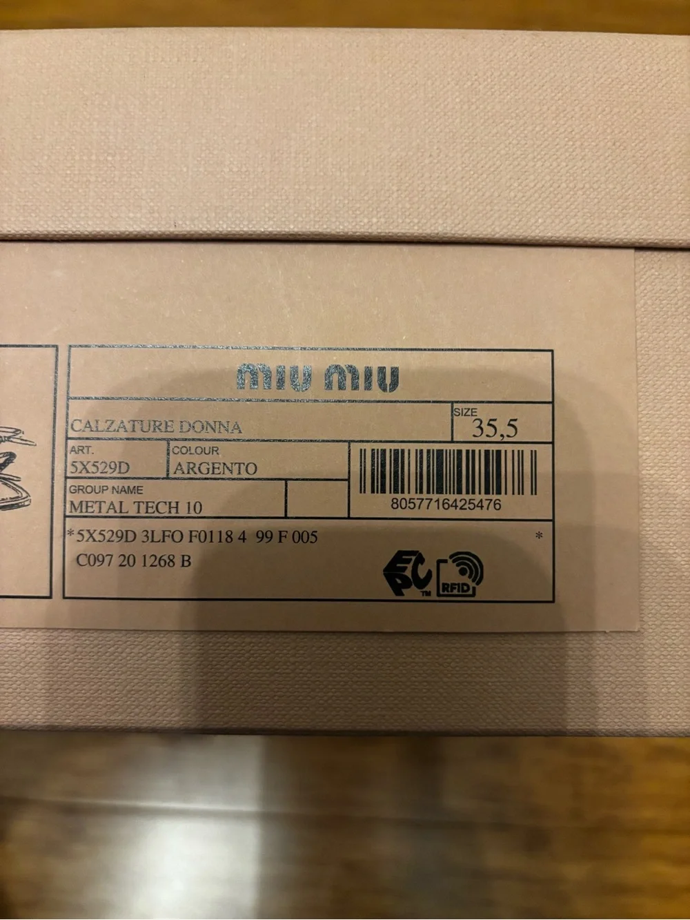 BNIB Miu Miu crystal sandals - Picture 7 of 7
